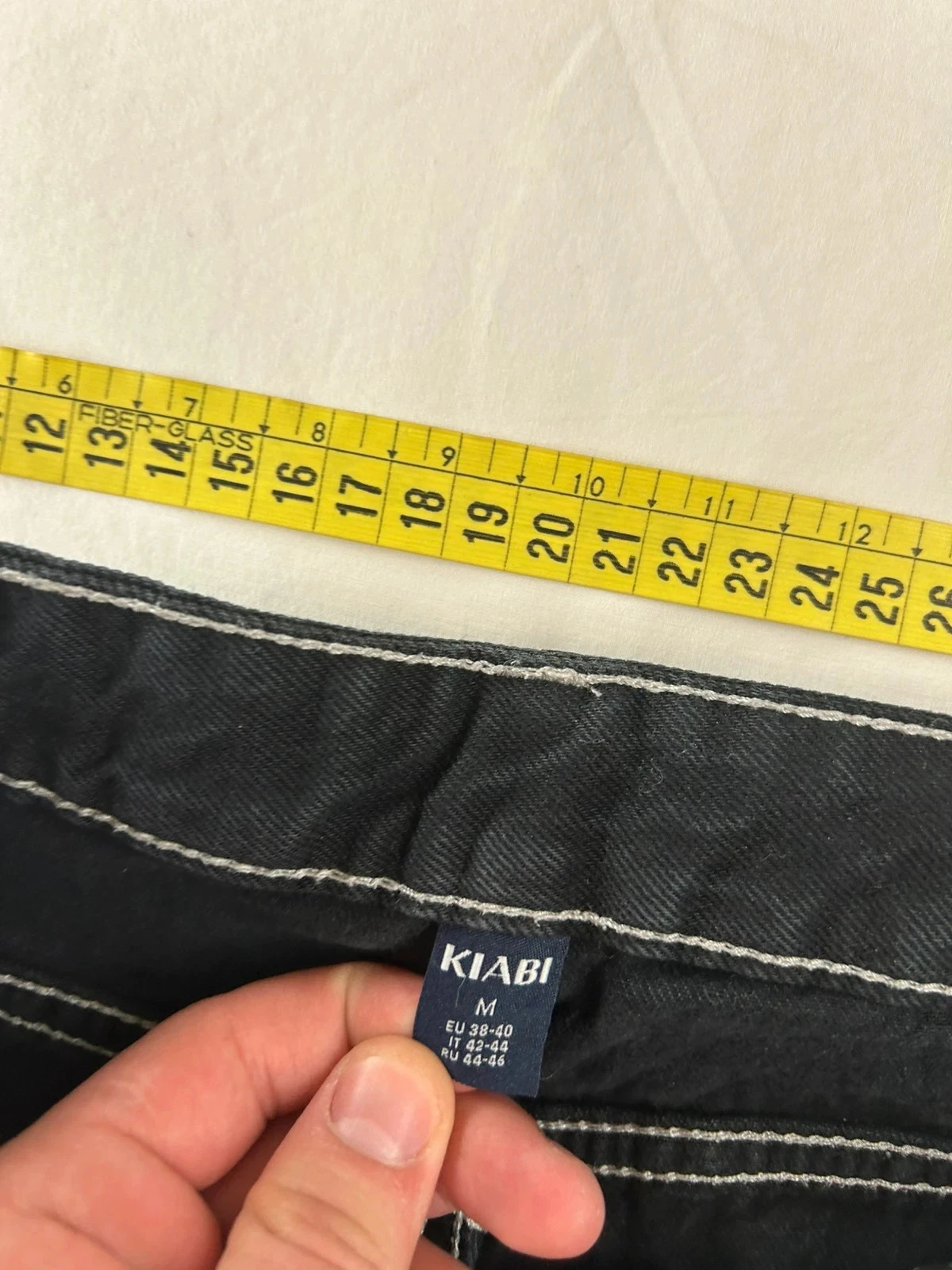 Jean preto de perna larga kiabi – photo 10